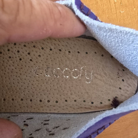 Socofy purple leather flats, size 38/240 - Picture 6 of 6